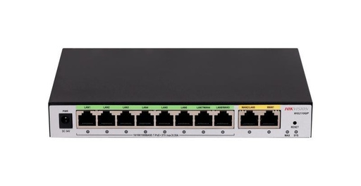 [HIK-T&D-31] DS-3WG210GP-SI - Router 10 puertos Gigabit 8  PoE 2 WAN + 2 LAN todo en uno