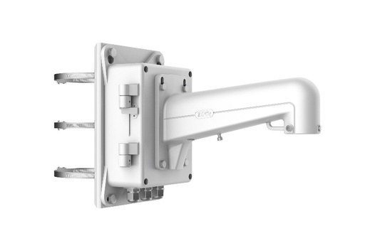 [HIK-349] DS-1602ZJ-BOX-POLE - Soporte Caja de conexiones Hikvision de montaje en poste vertical para domos Aluminio