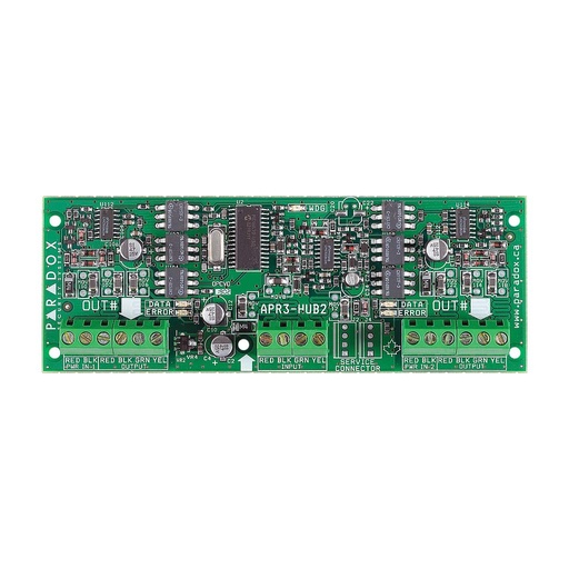 [PARADOX-1] HUB2 - Aislador y repetidor de señal para BUS Paradox