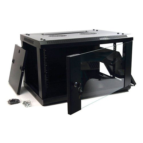 [BYSECUR-5] BSC03019 - Armario Mural Rack de 6U de 19" desmontado. Medidas 60 x 60
