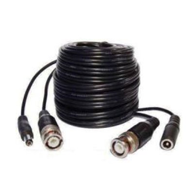 [BYSECUR-37] BSC00194 - Cable coaxial para cámaras de seguridad vídeo y alimentación, 20 m