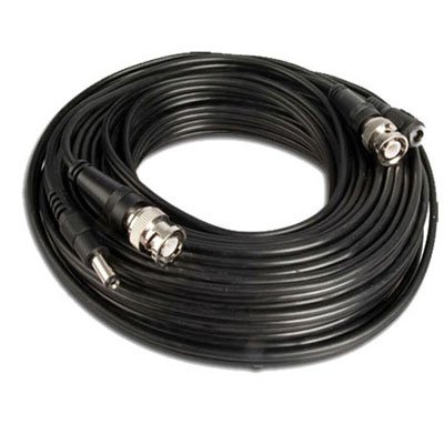[BYSECUR-39] BSC00195 - Cable coaxial para cámaras de seguridad vídeo y alimentación, 40 m