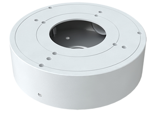 [TVT-12] YXH0106 - Caja de conexión para cámaras Aluminio Blanca IP65 techo y pared 132x38.8mm TVT