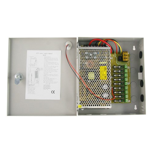 [BYSECUR-54] BSC00692 - Caja de distribución de alimentación con voltaje continuo de hasta 9 cámaras 10A