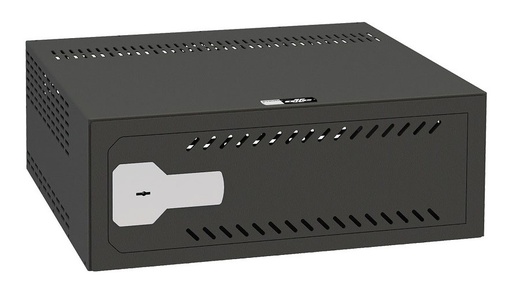 [BYSECUR-56] VR-190 - Caja fuerte especial para videograbador. Cierre con llave. 385 ancho. Para insertar en Rack 19"