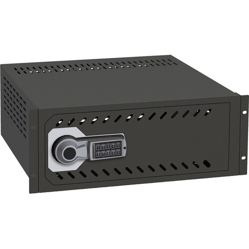 [BYSECUR-392] VR190E - Caja fuerte especial para videograbador con cerradura electrónica para rack 19"