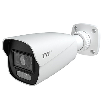 [TVT-360] TD-9442C4(PE/WR2) - Cámara Bullet IP 4MP Full Color 24/7 Light Explorer Luz blanca MIC IP67