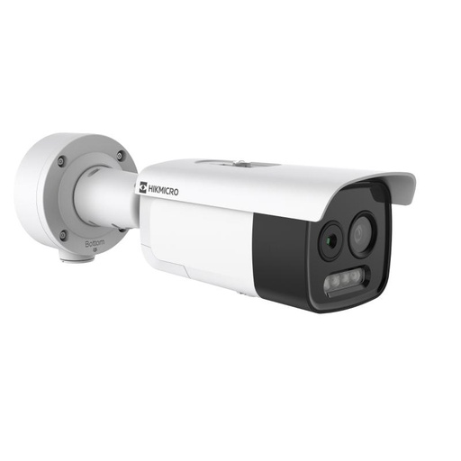 [HIK-THERMAL-127] HM-TD2628-3/G1/T3A - Cámara bullet IP biespectro 5MP térmica 3.6mm 256×192 y óptica 4.3mm 2688×1944 IK10
