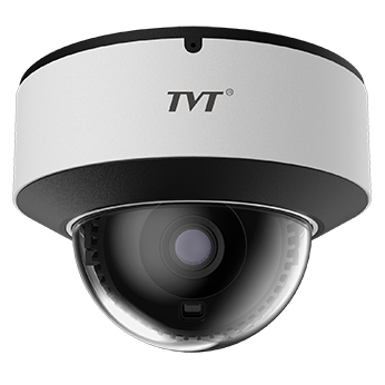 [TVT-366] TD-9541E3B-A(D/PE/AR2) - Cámara Domo IP 4MP 2.8mm IR30 MIC IP67 IK10 Audio Alarma