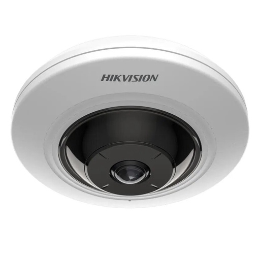 [HIK-PRO-267] DS-2CD2955G0-ISU(1.05mm) - Cámara Fisheye 180° IP 5MP WDR120 E/S Audio Alarma IR8