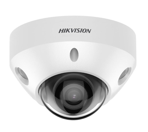 [HIK-SOL-933] DS-2CD3586G2-IS(2.8mm)(H)(eF) - Cámara minidomo IP 8MP 2.8mm Acusense IR30 E/S Audio Alarma MIC IP67 IK08
