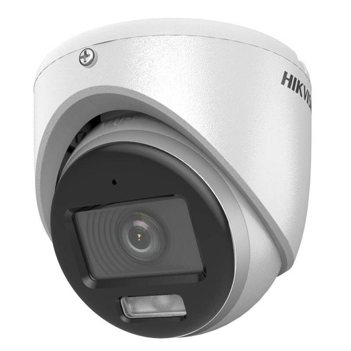 [HIK-VALUE-435] DS-2CE70DF0T-LMFS(2.8mm) - Cámara Turret 2MP 4en1 Smart Hybrid Light ColorVu 24/7