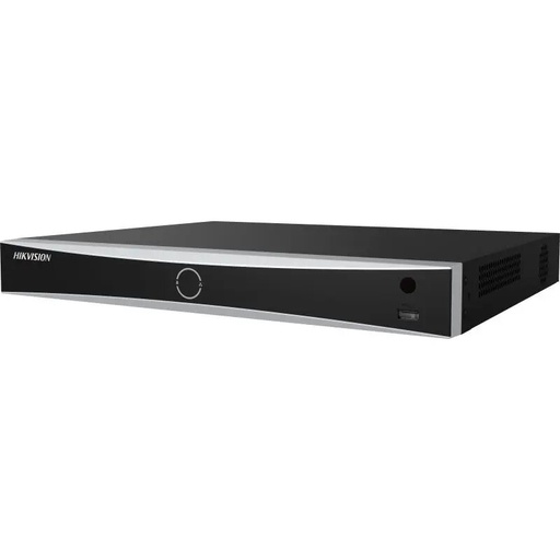 [HIK-PRO-191] DS-7616NXI-I2/16P/S(E) - Grabador NVR IP 16CH 16PoE 12MP Acusense 256 Mbps Facial ANPR Perímetro E/S Audio Alarma 4/1 2xHDD