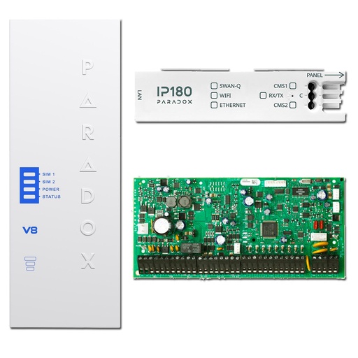 [PARADOX-211] KIT-MQTT-EVOHD+ - Kit adaptación a MQTT Paradox EVOHD+ , Módulo IP180 , Módulo PCS265V8