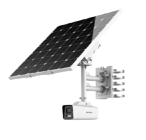 [HIK-SOL-974] DS-2XS6A46G1-IZS/C36S80(2.8-12mm) - Kit Cámara Bullet 4MP  2.8-12 mm con energía solar 4G