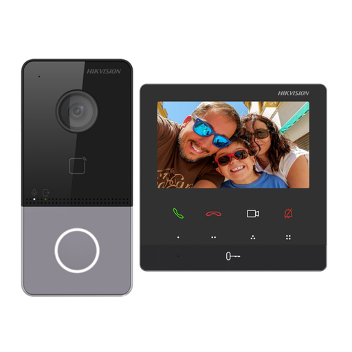 [HIK-INTERCOM-196] DS-KIS606-P - Kit Video Portero IP/WiFi 2MP Monitor 4,3" IP65
